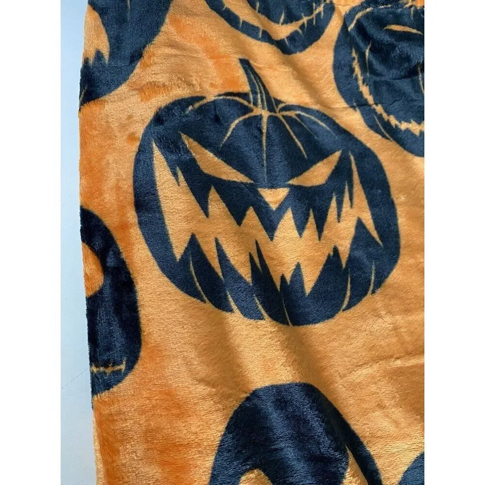 Disney Nightmare Before Christmas 50x70” Throw Blanket Jack O Lantern Halloween‎